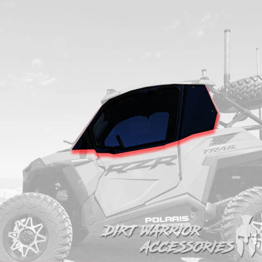 Dirt Warrior '21+ Polaris RZR Trail 900 Cab Enclosure Upper Side Doors & Panels