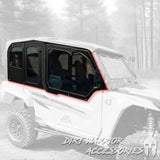 Dirt Warrior '21 Yamaha Rmax 4-Seat Cab Enclosure Upper Side Doors Panels