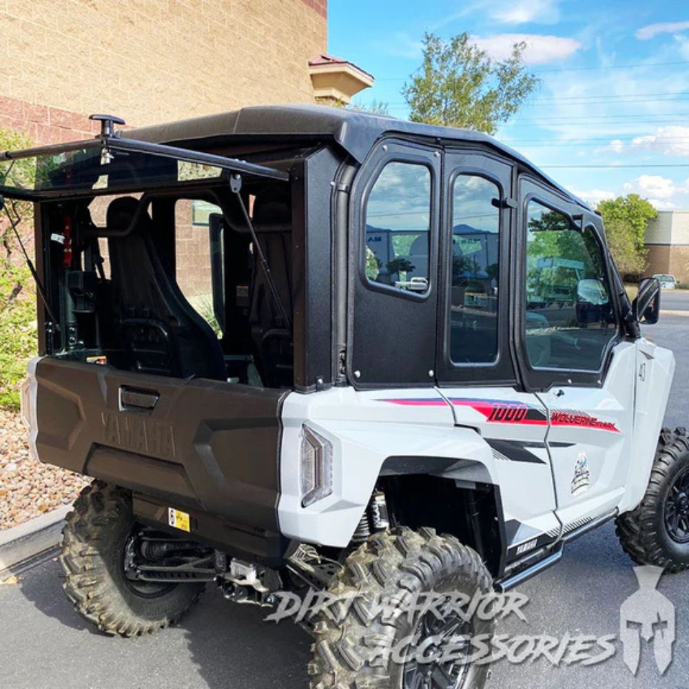 Dirt Warrior '21 Yamaha Rmax 4-Seat Cab Enclosure Upper Side Doors Pan