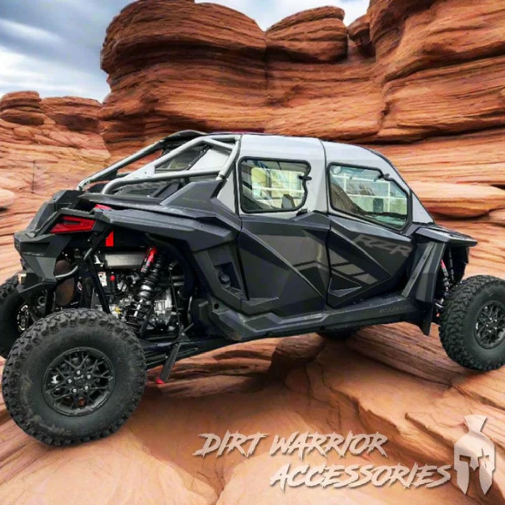 ㉕vivid boarder Dirt Warrior '22-'24 Polaris Polaris RZR Pro R 4-Seat Cab Enclosure Up