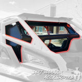 Dirt Warrior '22-'24 Polaris RZR Pro R Rear Windshield w/ Rockford Fosgate System