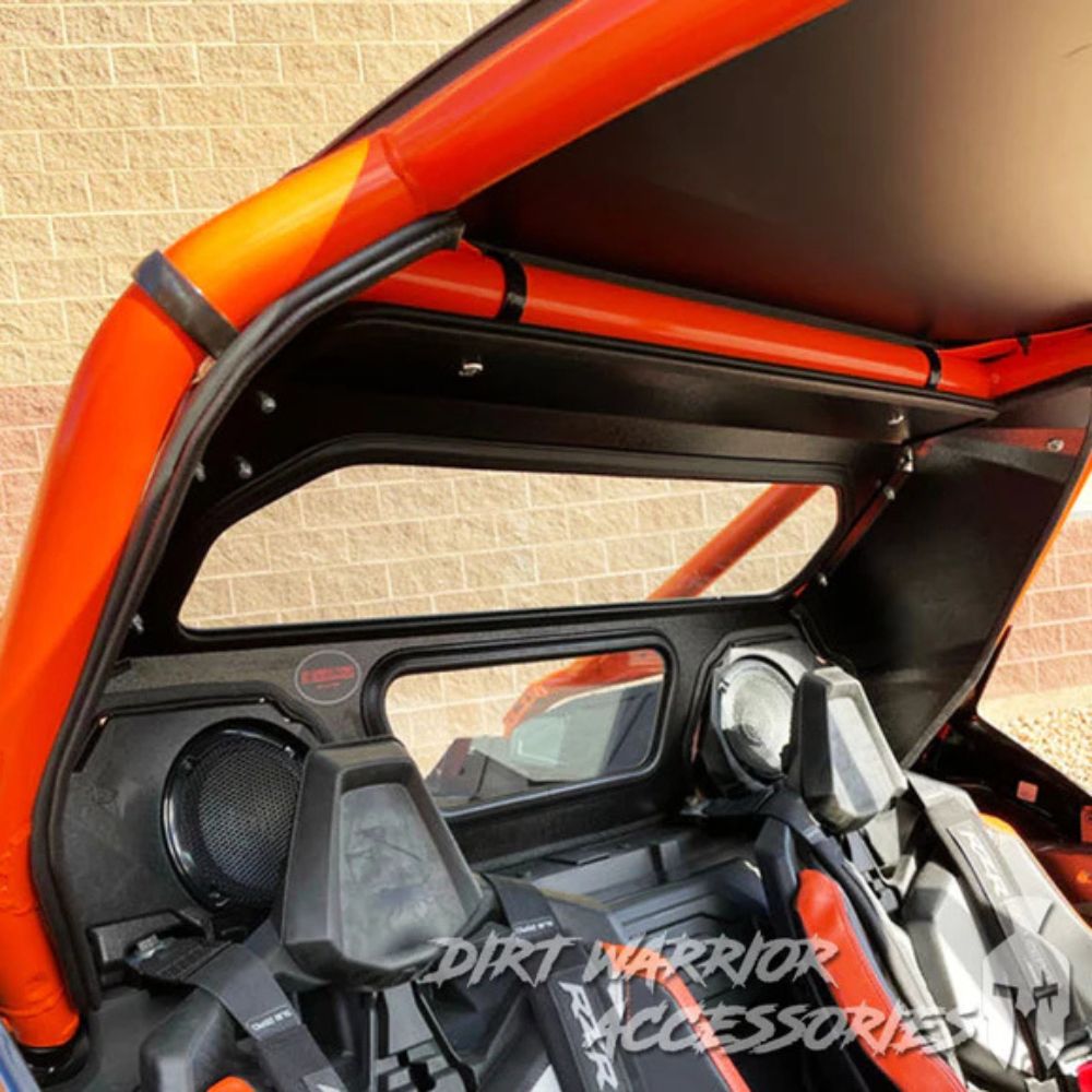 Dirt Warrior '22-'24 Polaris RZR Pro R Rear Windshield w/ Rockford Fosgate System