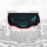 Dirt Warrior '22+ Kawasaki Teryx KRX 1000 4 Seat Rear Windshield