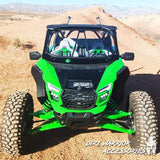 Dirt Warrior '25+ Kawasaki Teryx H2 Front Windshield w/ Intrusion Bars