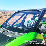 Dirt Warrior '25+ Kawasaki Teryx H2 Front Windshield w/ Intrusion Bars