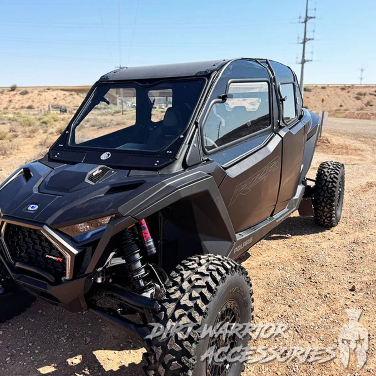 Dirt Warrior '25+ Polaris RZR Pro R 4-Seat The Vault Upper Side Doors & Panels Cab Enclosure