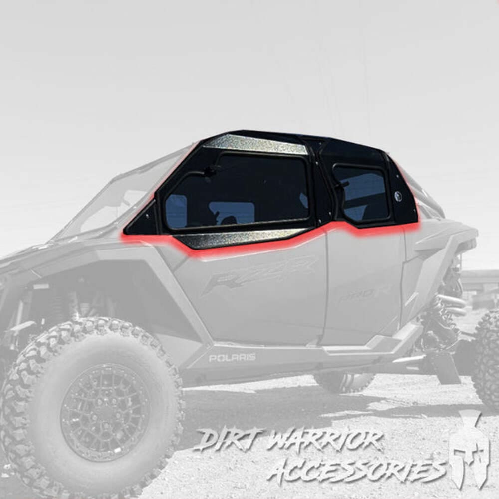 Dirt Warrior '25+ Polaris RZR Pro S 2-Seat Cab Enclosure Upper Side Do