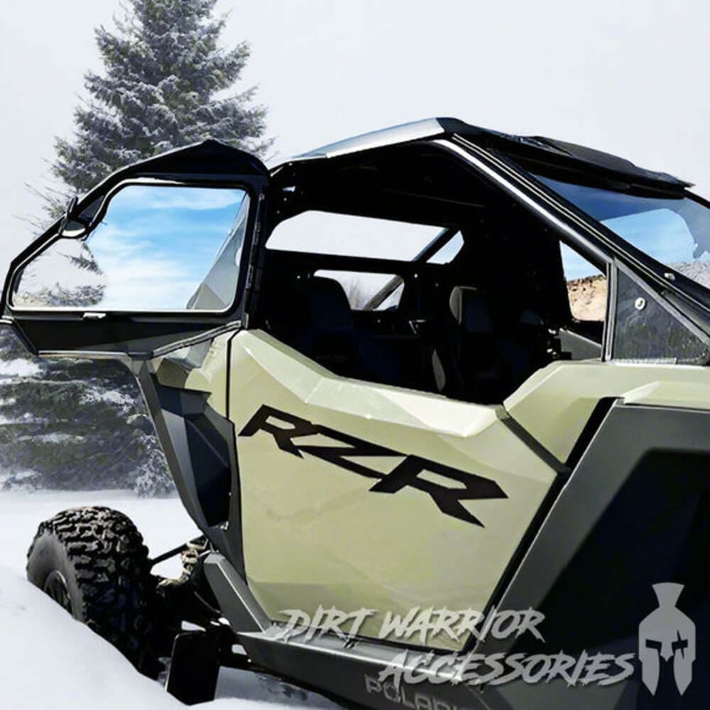 Dirt Warrior '25+ Polaris RZR Pro S 2-Seat Cab Enclosure Upper Side Doors & Panels