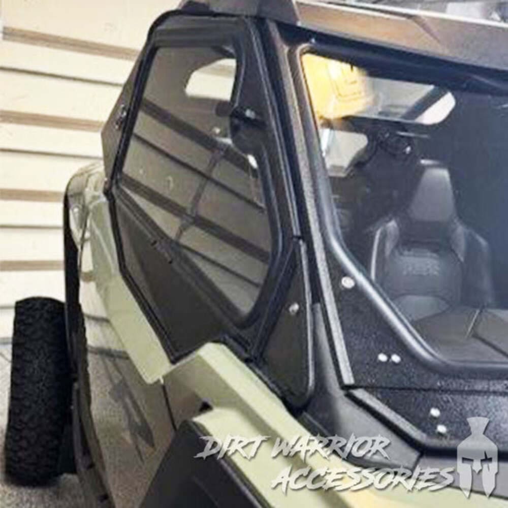 Dirt Warrior '25+ Polaris RZR Pro S 2-Seat Cab Enclosure Upper Side Doors & Panels