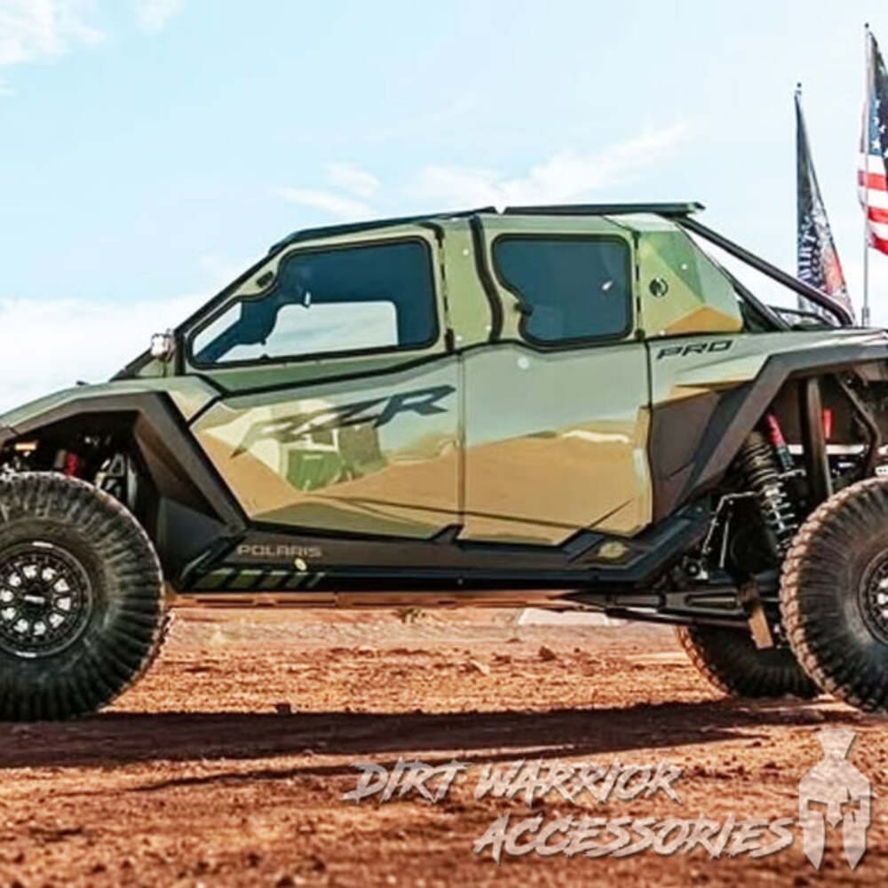 Dirt Warrior '25+ Polaris RZR Pro XP 4-Seat Cab Enclosure Upper Side D