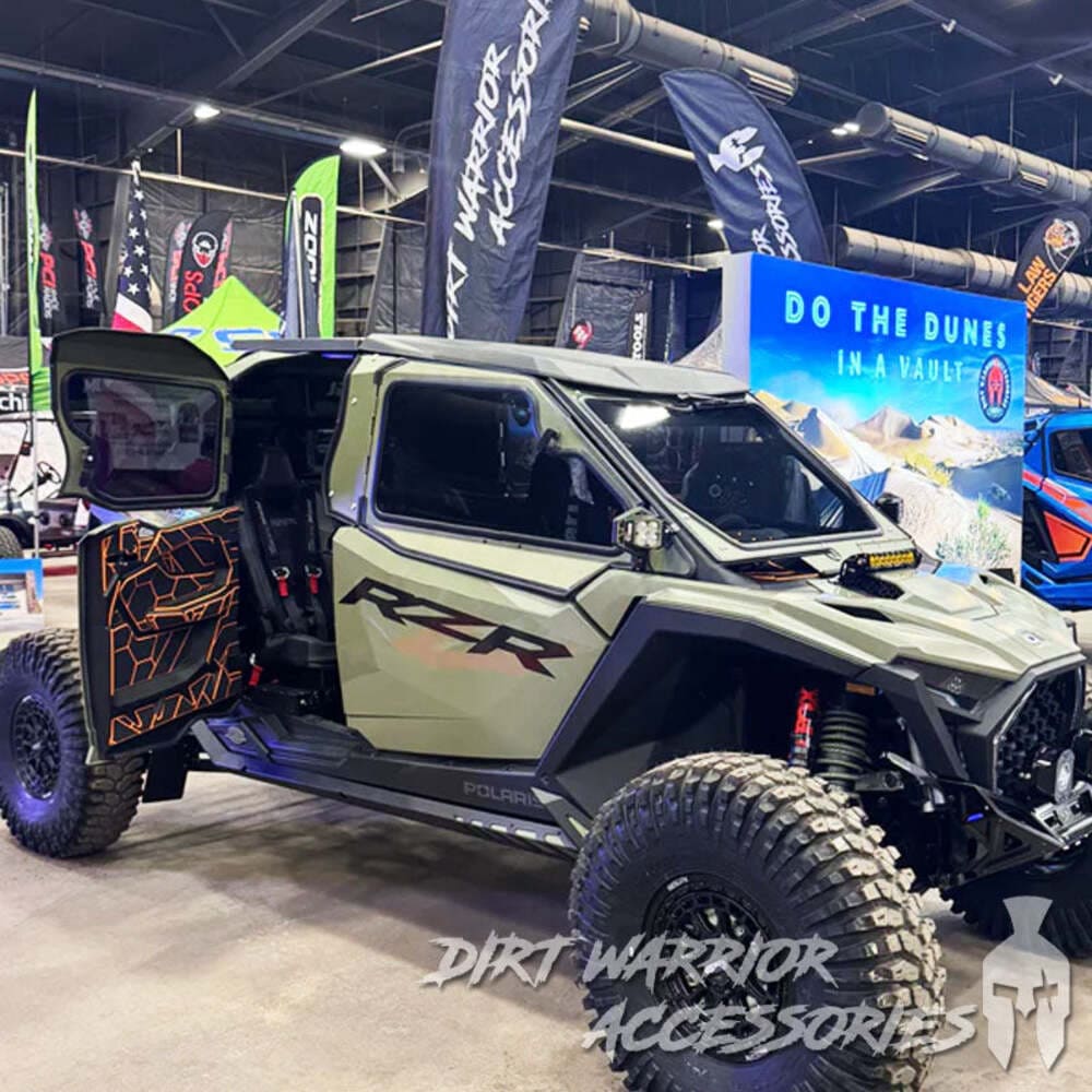 Dirt Warrior '25+ Polaris RZR Pro XP 4-Seat Cab Enclosure Upper Side Doors & Panels