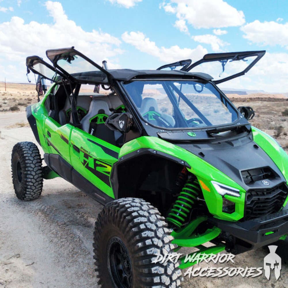 DIrt Warrior Accessories '25+ Kawasaki Teryx H2 1000 4 Seater The Vault Cab Enclosure - Upper Side Doors & Panels