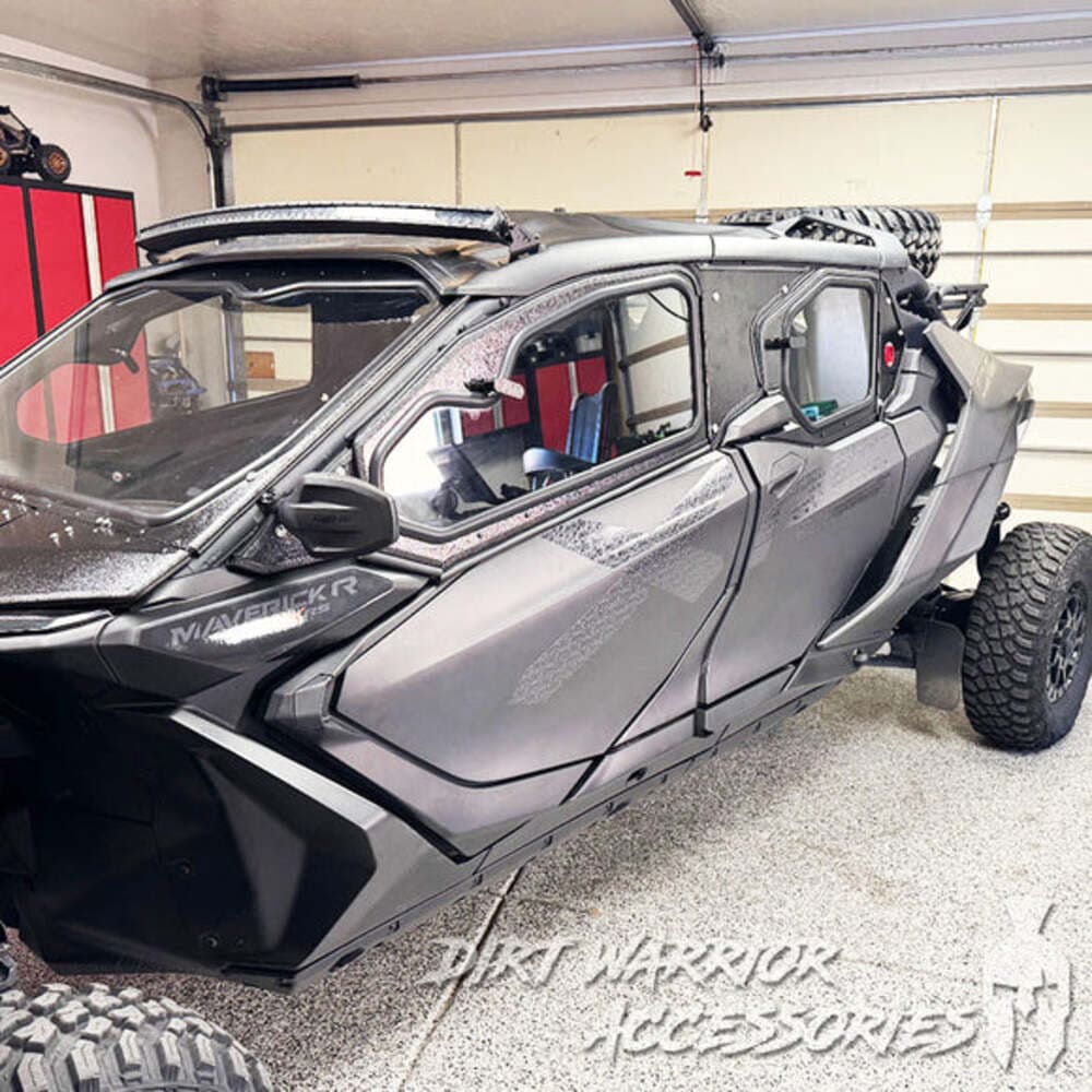 Dirt Warrior Can-Am Maverick R 4-Seat Cab Enclosure Upper Side Doors & Panels