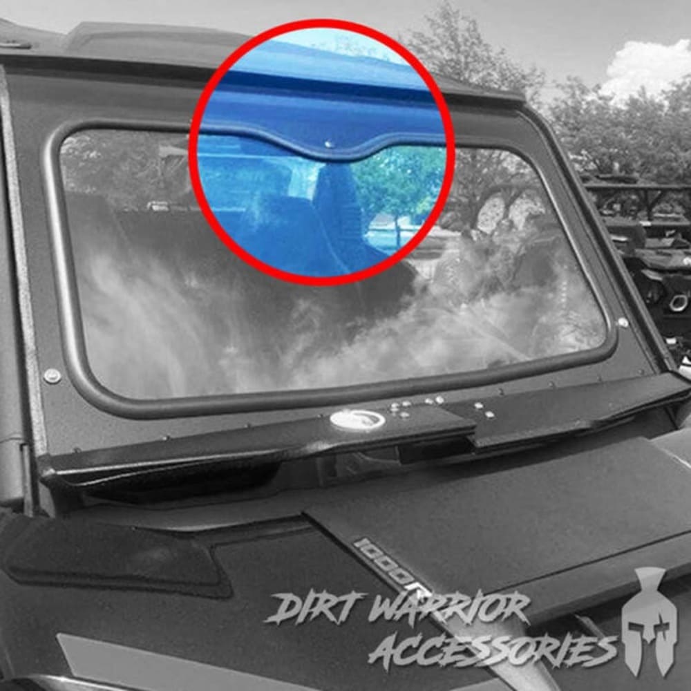 Dirt Warrior Polaris DWA Front & Rear Glass Replacement Windshields
