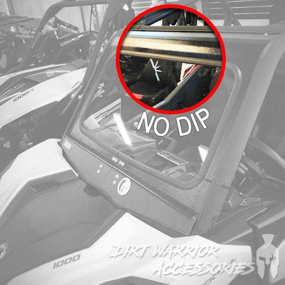 Dirt Warrior Polaris DWA Front & Rear Glass Replacement Windshields