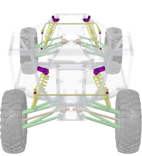 Dirty Teeth Racing '17-'25 Polaris Ranger 2″ Lift Kit