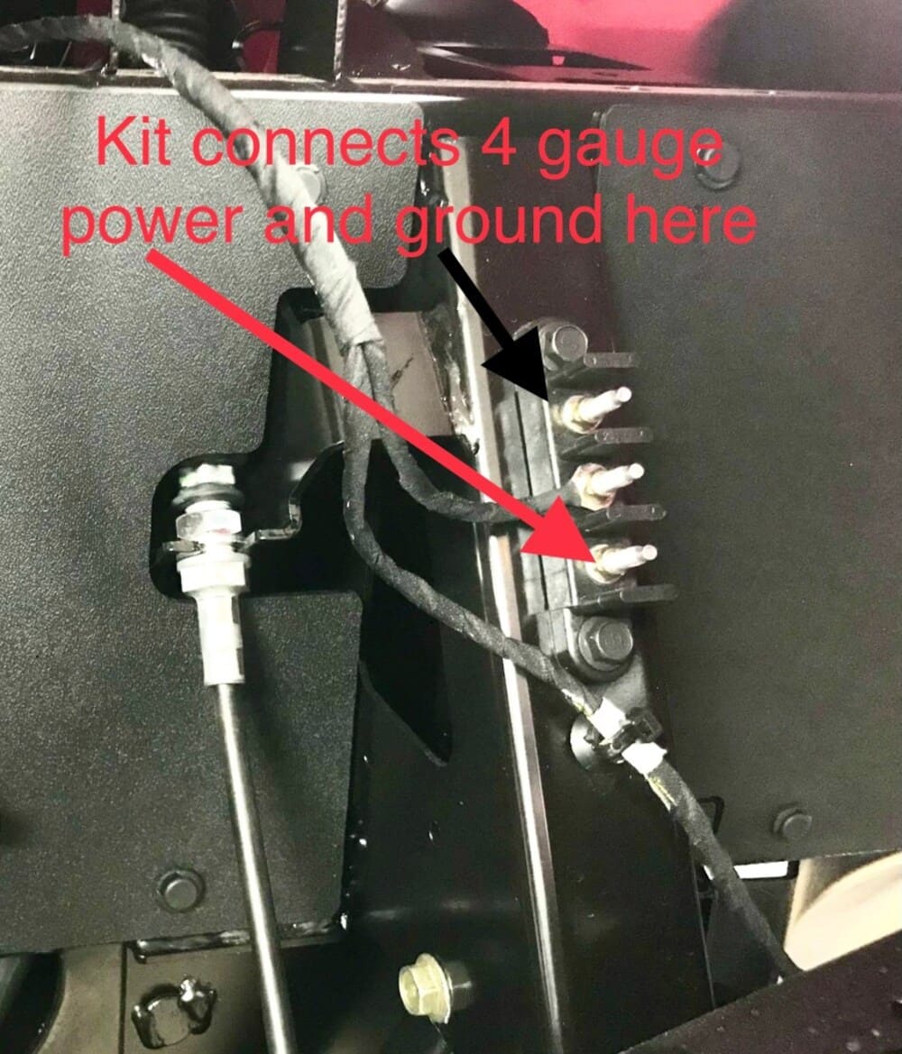 Dirty Teeth Racing Polaris High Current 150 AMP Busbar Connection Kit - 2 Seat