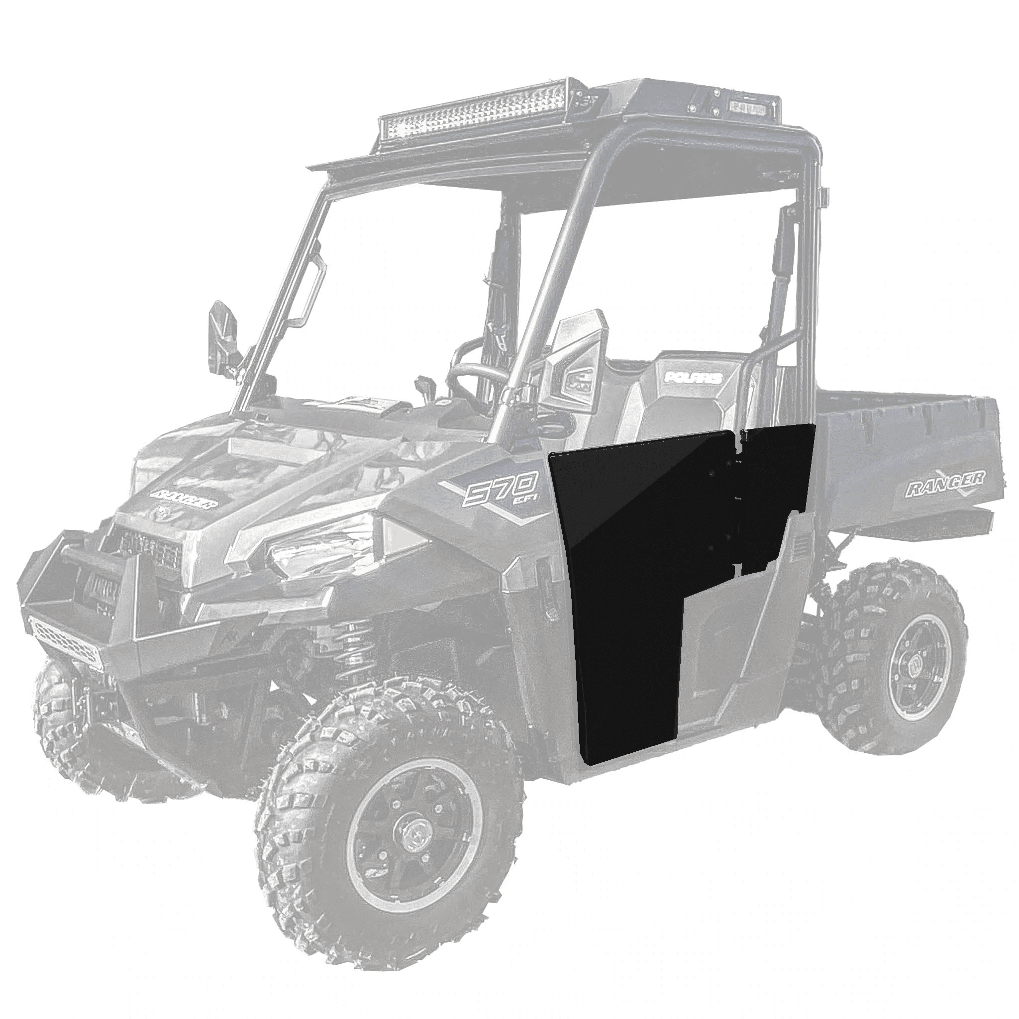 Thumper Fab Polaris Ranger 500 / 570 Mid-Size Half Doors - Single Cab Thumper Fab Polaris Ranger 500 / 570 Mid-Size Half Doors - Single Cab