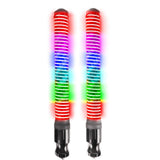 DragonFire Racing 2" x 2' WarWhip Largos RGB Quick Release Whips - Pair