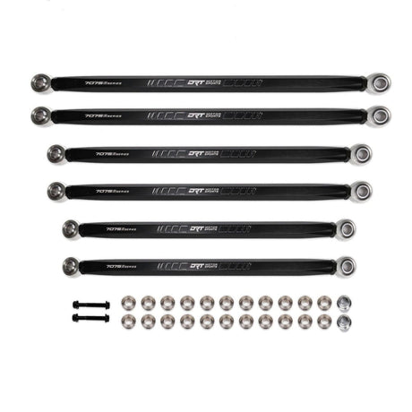 DRT '24+ Can Am Maverick R Billet Aluminum Race Series 7075 XD Hex Bar Radius Rod Set