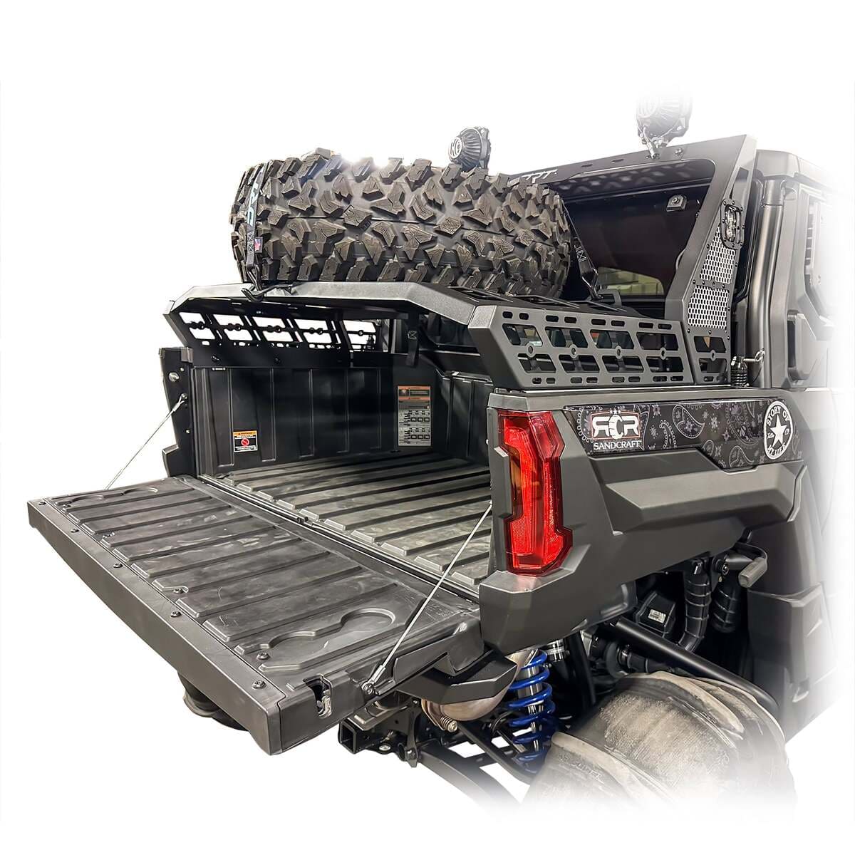 DRT '24+ Polaris Xpedition Chase Rack/Tire Carrier System