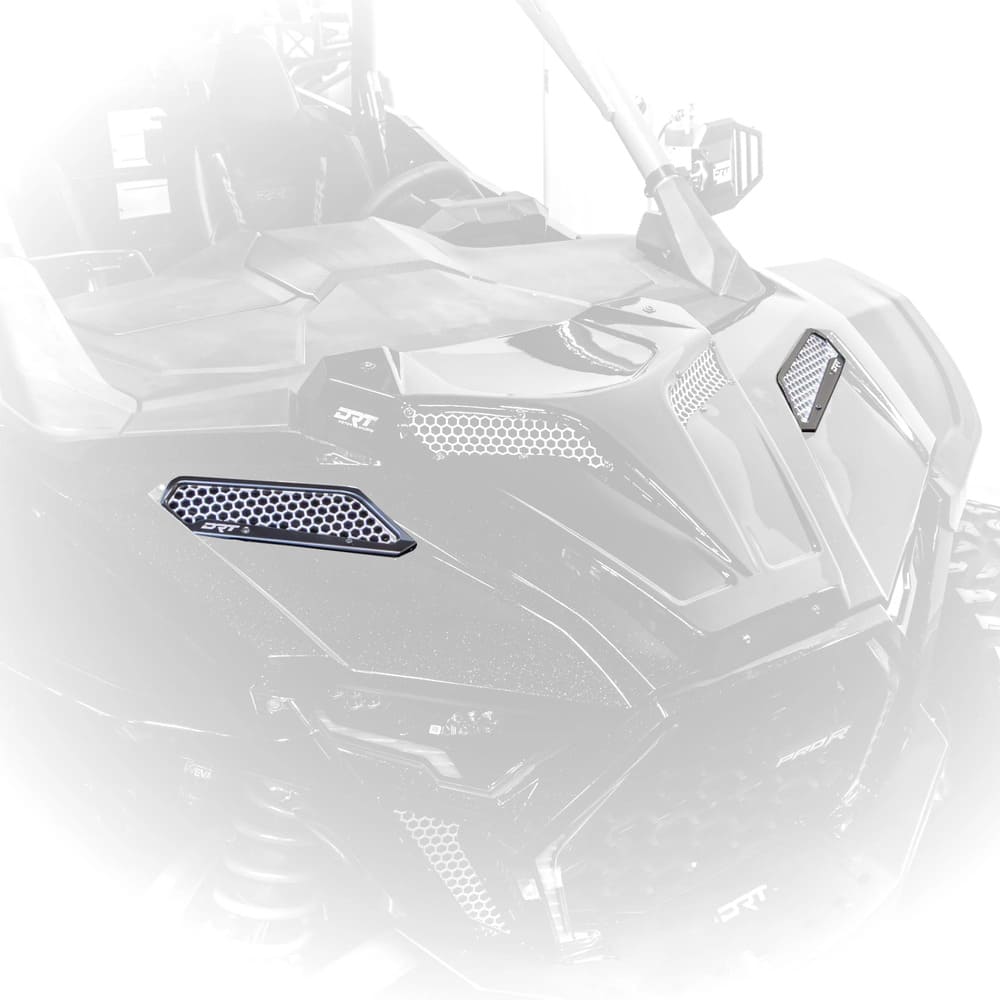 DRT Motorsports '25+ Polaris  RZR Pro XP/Pro S /Pro R Billet Aluminum Front Fender Intake Mesh Kit