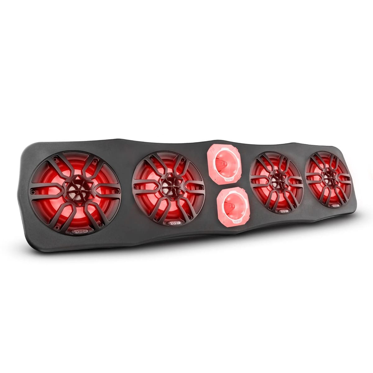 DS18 37” Universal Roll Cage Enclosure - 4x 6.5” Speakers & 2x 3.78” Tweeters