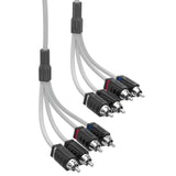  DS18 4 Channel Marine Grade Tinned 100% Copper OFC RCA -6 Feet