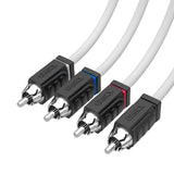  DS18 4 Channel Marine Grade Tinned 100% Copper OFC RCA -6 Feet