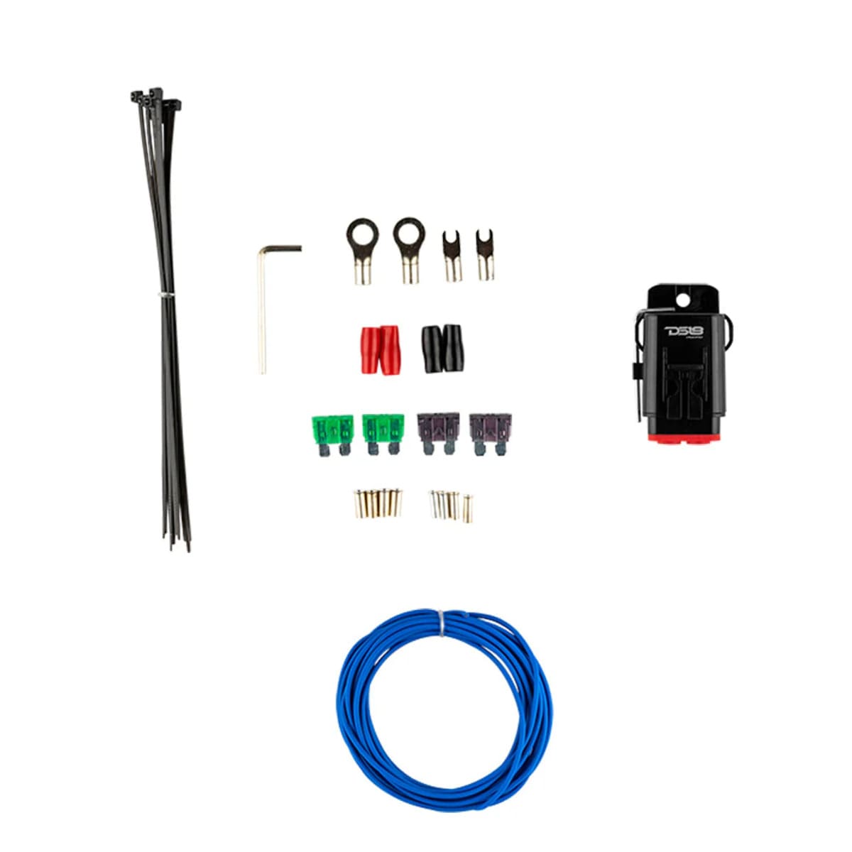 DS18 8-GA Marine Tinned OFC Amplifier Installation Kit