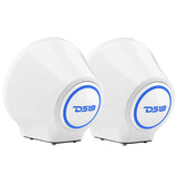 DS18 8” Universal Flat Mount Kick Panel Speaker Pod w/ RGB LED Lights