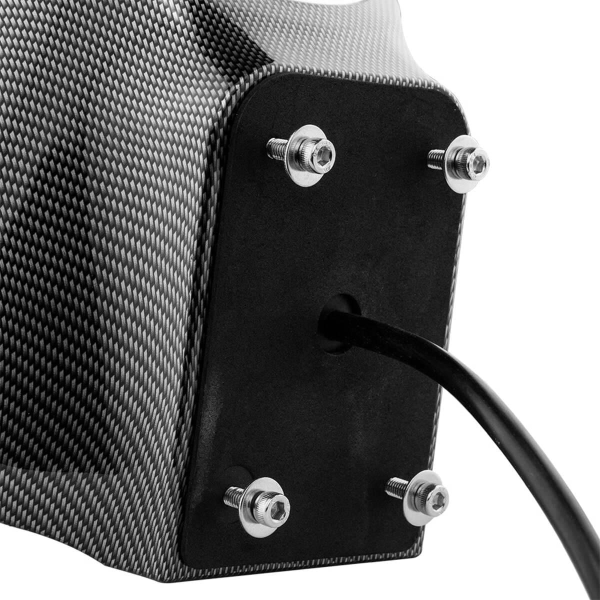 DS18 8” Universal Flat Mount Kick Panel Speaker Pod w/ RGB LED Lights