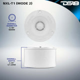 DS18 Best3.8" Super Bullet Marine Tweeter 120 Watts Rms 1" Aluminum 4-Ohm Vc