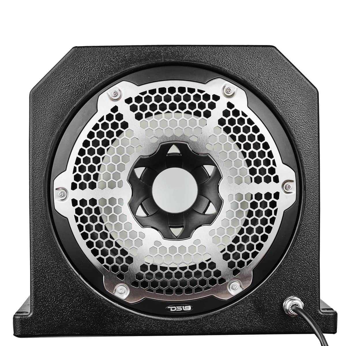 DS18 Dual 10" Marine Subwoofer Enclosure w/ 10" Passive Radiator & 350 Watts RMS 4-Ohm RGB LED Lights