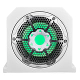 DS18 Dual 10" Marine Subwoofer Enclosure w/ 10" Passive Radiator & 350 Watts RMS 4-Ohm RGB LED Lights