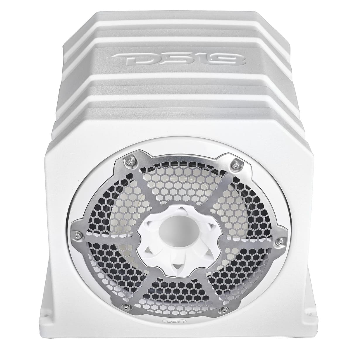 DS18 Dual 10" Marine Subwoofer Enclosure w/ 10" Passive Radiator & 350 Watts RMS 4-Ohm RGB LED Lights