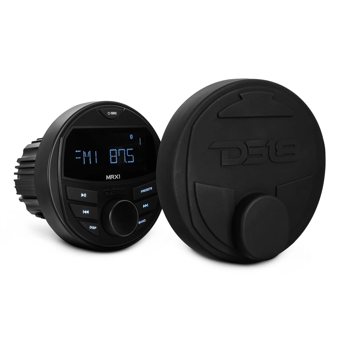 DS18 Marine & Powersports Headunit 1 Zone, 4 volts Output, BT, RDS 4 X 40 Watts 2.75" LCD Screen