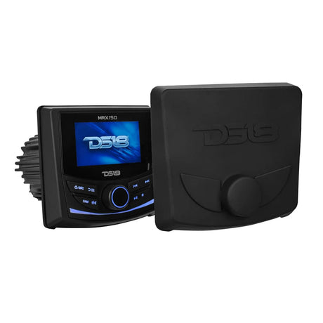 DS18 Marine & Powersports Headunit 2 Zones, 4 Volts Output, BT, RDS 4 X 50 Watts 3" Color TFT Screen