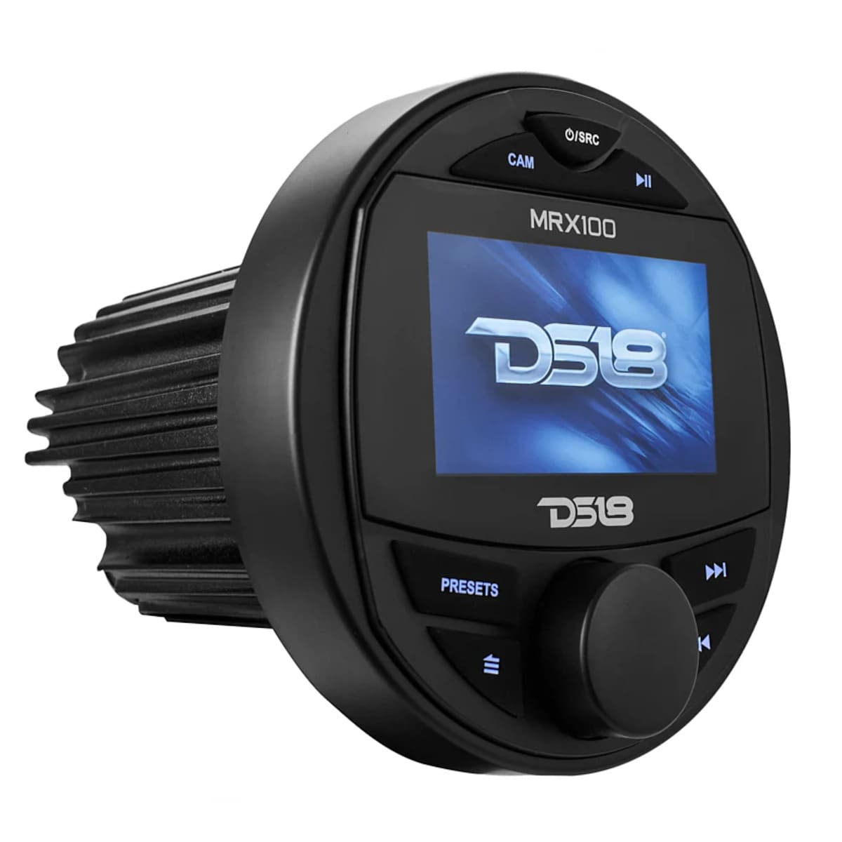 DS18 Marine & Powersports Headunit 2 Zones, 4 Volts Output, BT, RDS 4 X 50 Watts, 3" Color TFT Screen