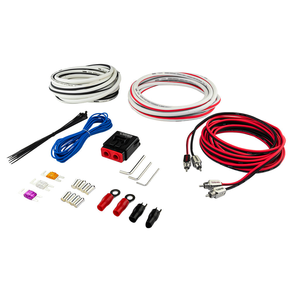 DS18 Marine Tinned OFC 4-GA Amplifier Installation Kit