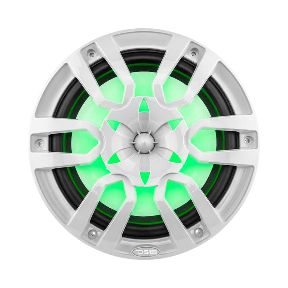 DS18 NXL 10" 2-Way Coaxial Marine Speaker w/ 200 Watts RMS 4-Ohm RGB LED Lights