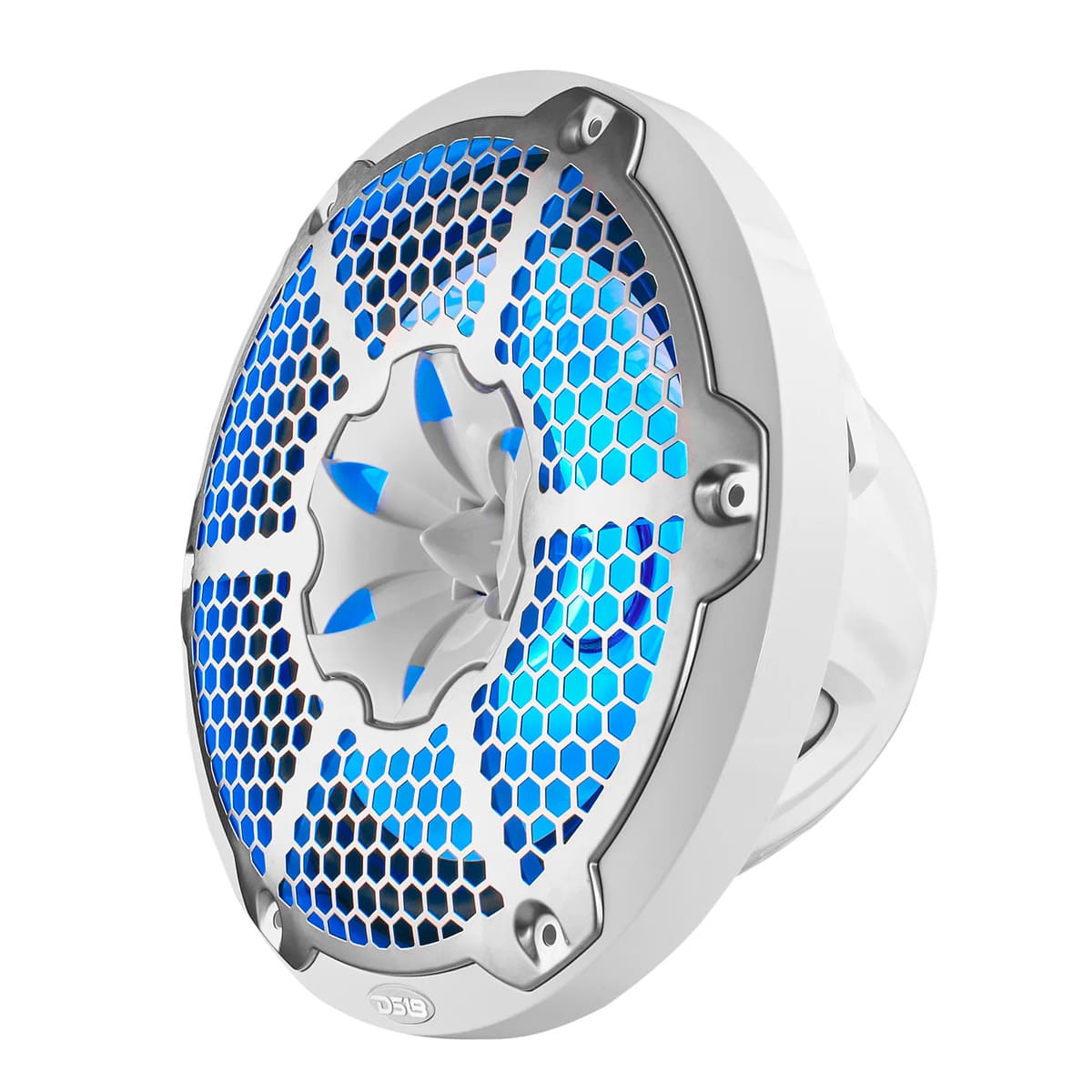 DS18 NXL 10" 2-Way Coaxial Marine Speaker with RGB LED Lights 200 Watts RMS 4-Ohm