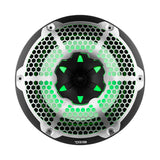 DS18 NXL 10" 2-Way Coaxial Marine Speaker with RGB LED Lights 200 Watts RMS 4-Ohm