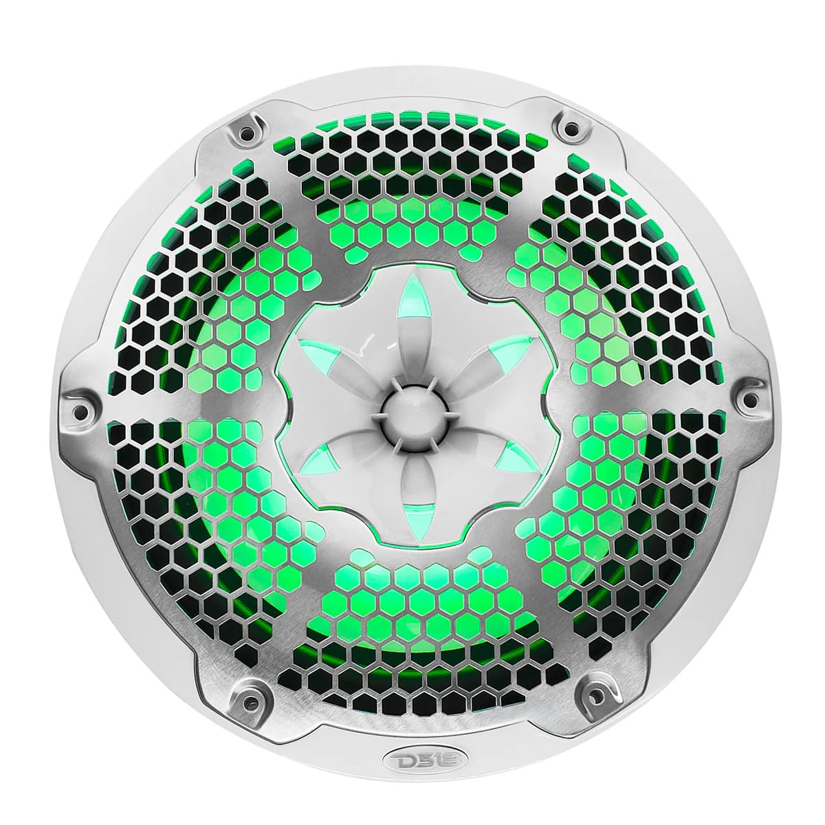 DS18 NXL 10" 2-Way Coaxial Marine Speaker with RGB LED Lights 200 Watts RMS 4-Ohm