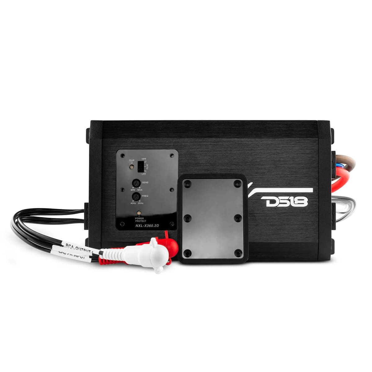 DS18 NXL 2-Channel Full-Range Class D 2 x 180 Watts RMS @ 4-Ohm IP67 Marine & Powersports Amplifier
