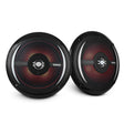 DS18 NXL 6.5" 2-Way Coaxial Marine Shallow Speaker w/ 25 Watts RMS 4-Ohm RGB LED Lights