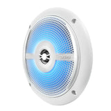DS18 NXL 6.5" 2-Way Coaxial Marine Shallow Speaker w/ 25 Watts RMS 4-Ohm RGB LED Lights