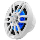 DS18 NXL 6.5" 2-Way Coaxial Marine Speaker w/ 100 Watts RMS 4-Ohm RGB LED Lights