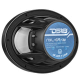 DS18 NXL 6x9" 2-Way Coaxial Marine Speaker w/ 125 Watts RMS 4-Ohm RGB LED Lights