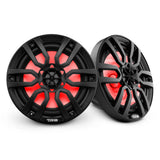 DS18 NXL 8" 2-Way Coaxial Marine Speaker w/ 125 Watts RMS 4-Ohm RGB LED Lights